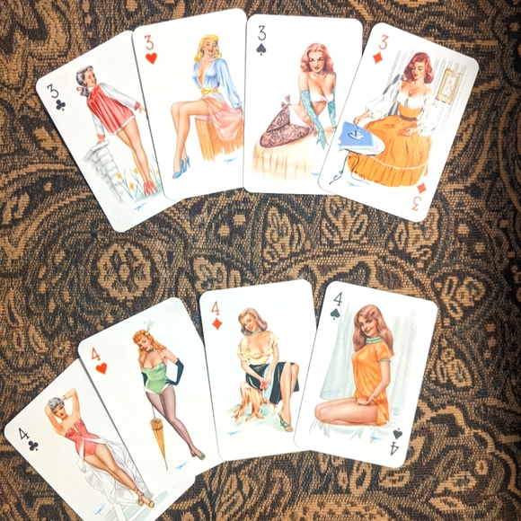Vintage Darling playing cards - Picture 5 of 8